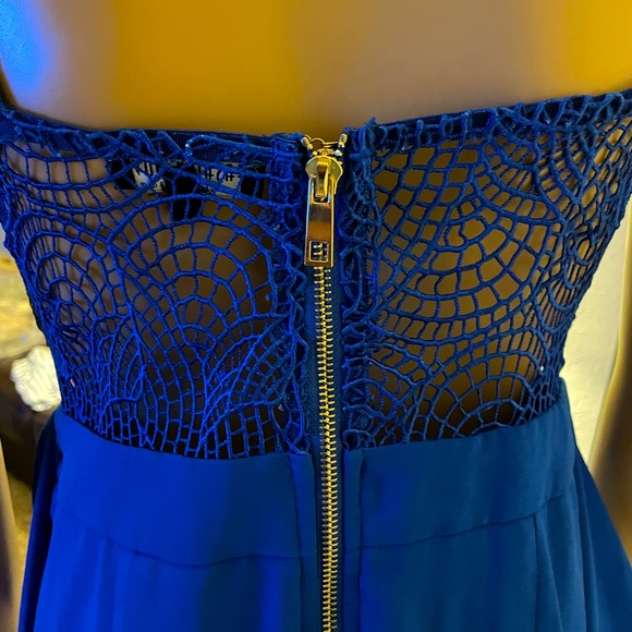 Royal Blue pants jumpsuit 🧿 with lace upper body - Picture 3 of 9